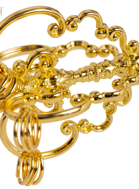 地藏王菩萨合金四面禅杖佛像配件