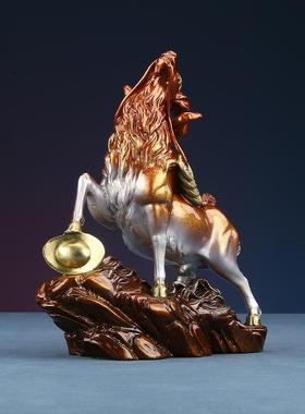 包邮 黄铜摆件《金羊守财》客厅桌面办公桌装饰礼品礼物生肖羊