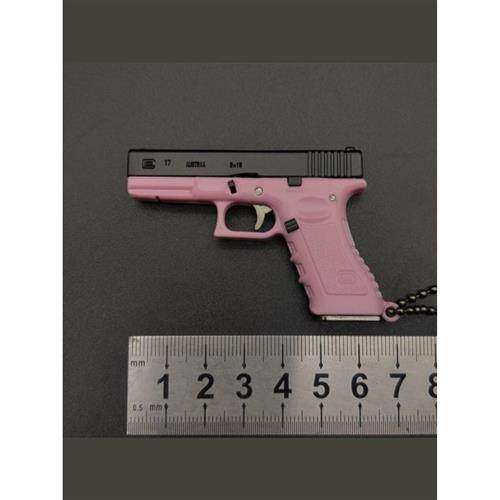 绝地求生钥匙扣格洛克手抢半合金钥匙扣模型礼品挂件摆件绝地求生吃鸡玩具