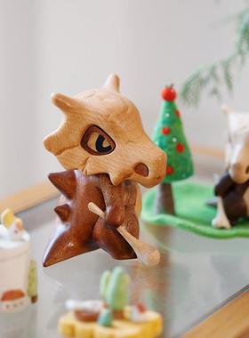 卡拉摆件/Q版可爱卡拉实木桌面装饰送朋友礼物