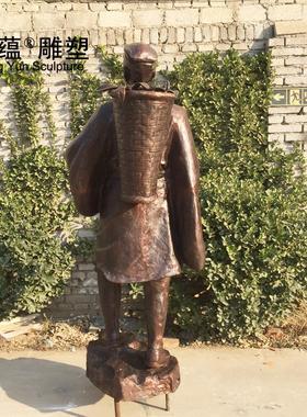 中医雕塑五大名医李时珍华佗扁鹊张仲景雕塑玻璃钢雕塑名医摆件