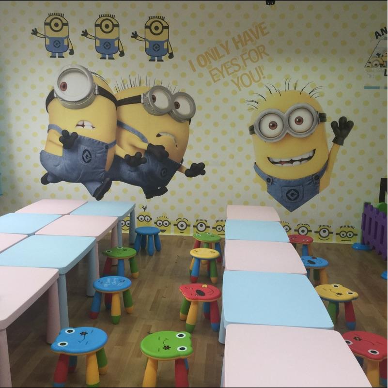 Lift table double-layer thickened kindergarten table plastic table baby table children's table and chair painting study table desk
