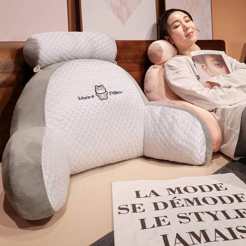 冰豆豆夏季靠枕床头靠垫大靠背软包沙发看书床上枕头床靠玩手机,淘宝优惠券,粉丝福利购,淘宝优惠卷