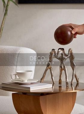 邸高家居 创意守护地球书档摆件 样板房间装饰品书房布置陈列书柜