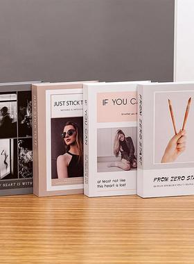 简约假书摆件简约现代装饰书仿真书家居饰品书柜北欧风书房道具书