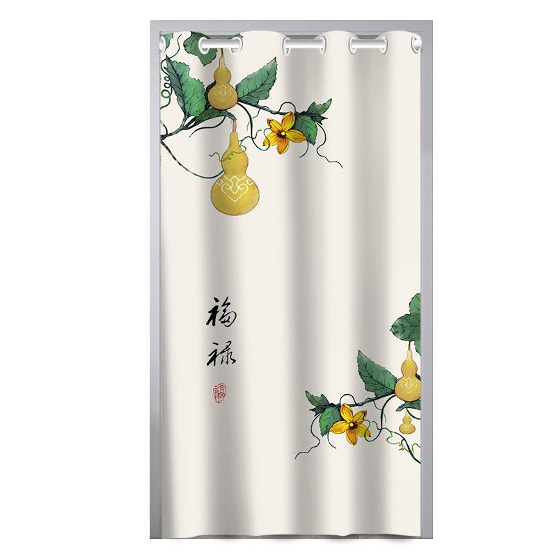 空调门帘隔断窗防冷气家用免打孔挡风隔热卧室化妆室厨房遮挡帘子 - 图3