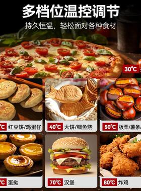 猛世面保温柜展示柜电商挞用热台577式陈列柜熟食品包蛋汉堡炸鸡
