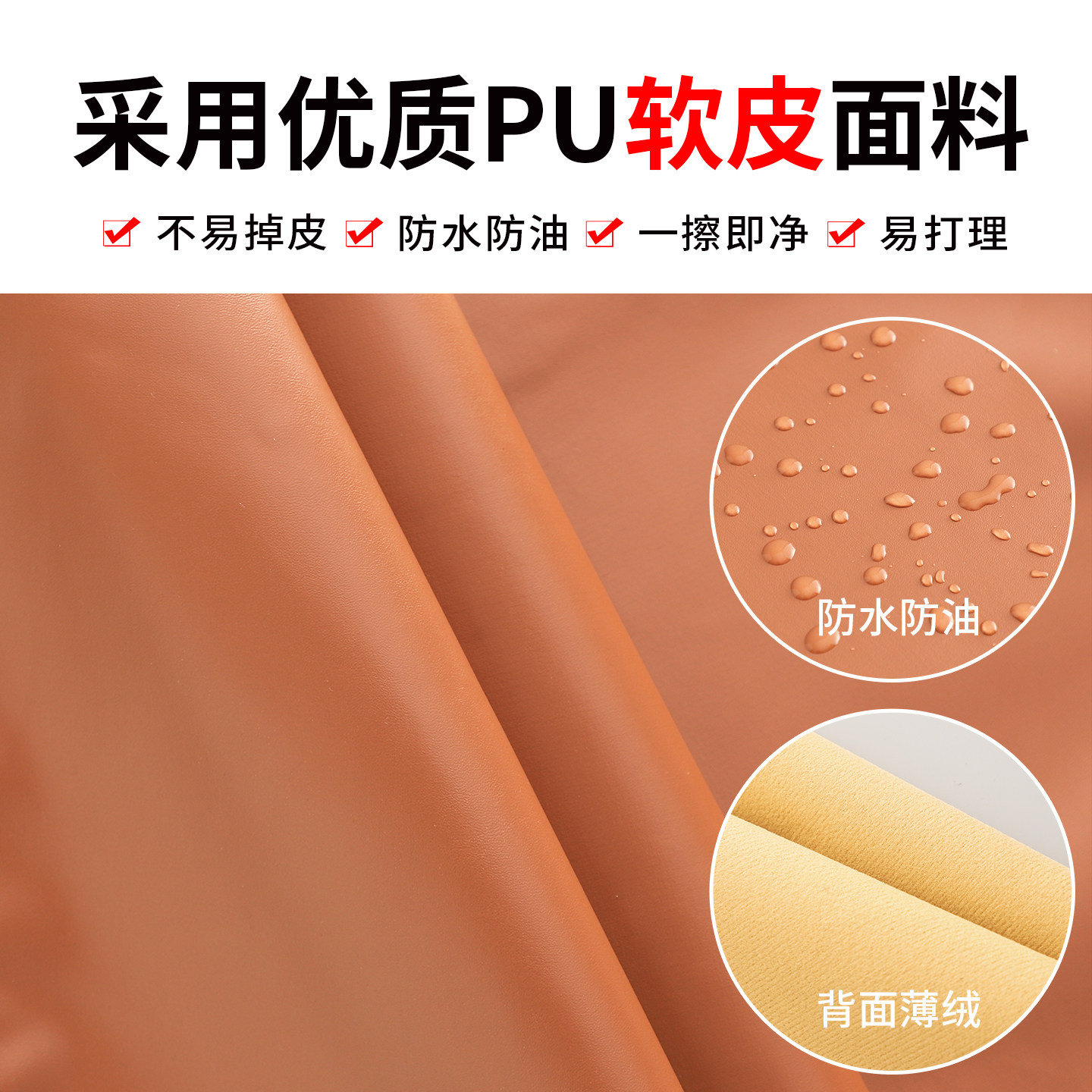 加长PU软皮革防水防油围裙厨房定制logo印字餐饮专用工作服围腰男,淘宝优惠券,粉丝福利购,淘宝优惠卷