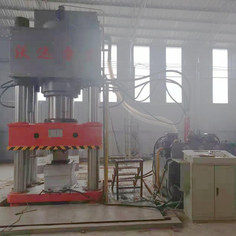 沃达定制匣钵干压成型四柱液压机315吨吨陶瓷石墨匣钵粉末成型机 - 图1