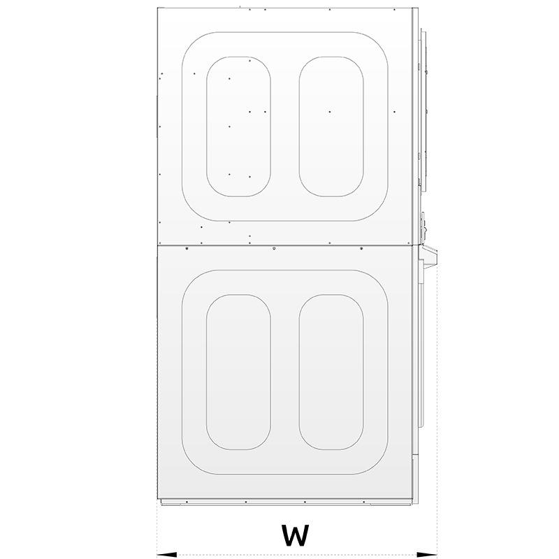 20kg投币式双层洗脱烘一体机酒店学校宿舍共享自助扫码洗衣机厂家 - 图1