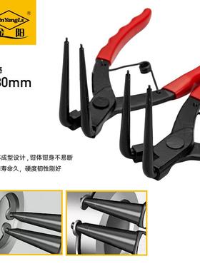 特殊加长90度直角卡簧钳内卡钳深孔内卡挡圈钳弯曲卡簧钳内弯挡圈