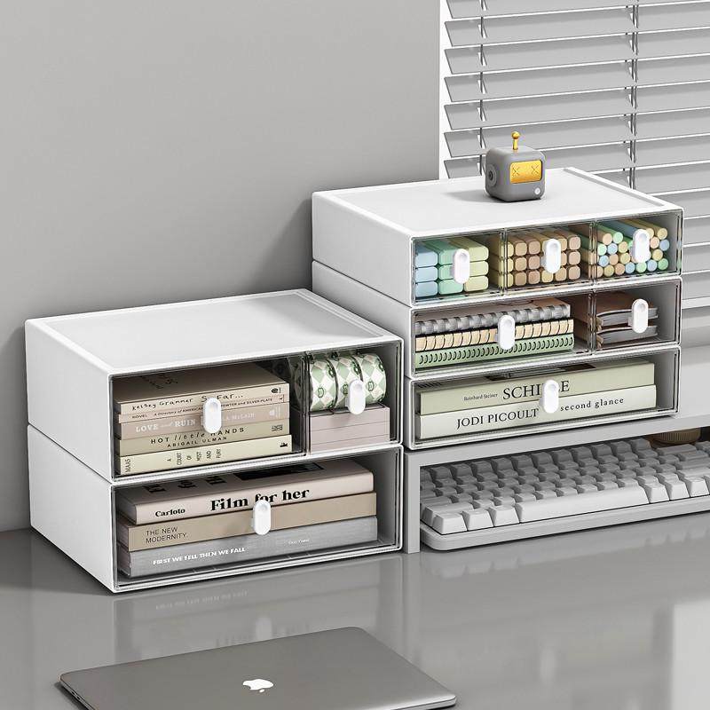 办公室收纳盒桌面叠加抽屉式宿舍圆把手文具笔筒柜书桌收纳置物架,淘宝优惠券,粉丝福利购,淘宝优惠卷