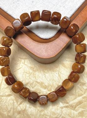 和田玉两圈原创文玩手链