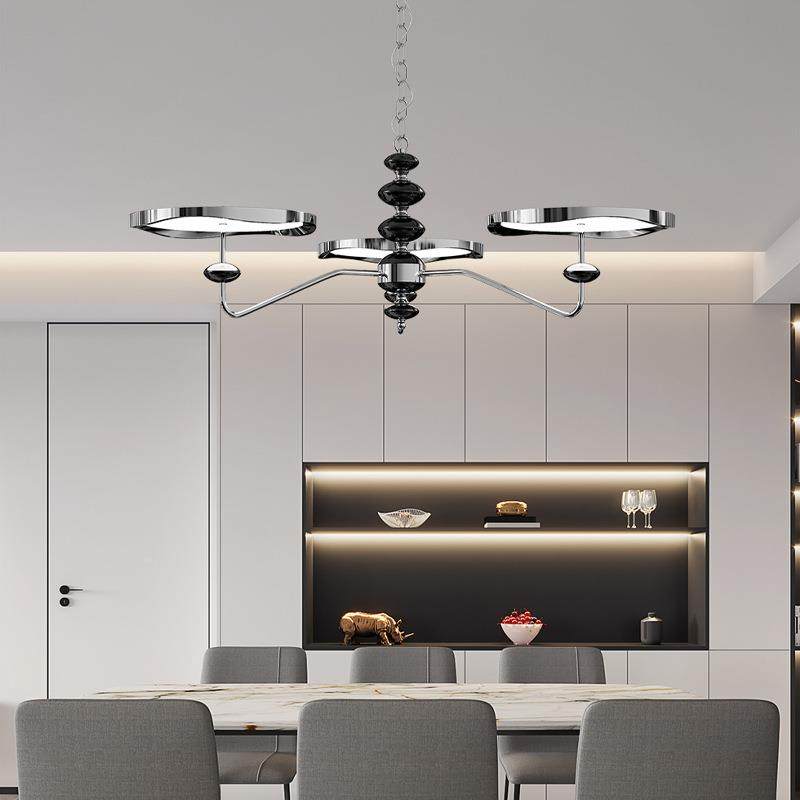 法式奶吊油风客厅77吊灯复古木纹厅室灯中古星卧轨链护眼大厅餐主,淘宝优惠券,粉丝福利购,淘宝优惠卷