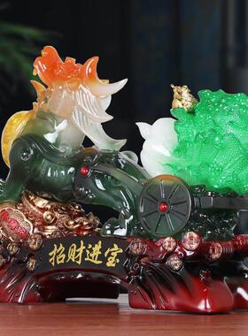 招财貔貅玉白菜摆件店铺开业礼品开店送礼客厅办公室收银台装饰品