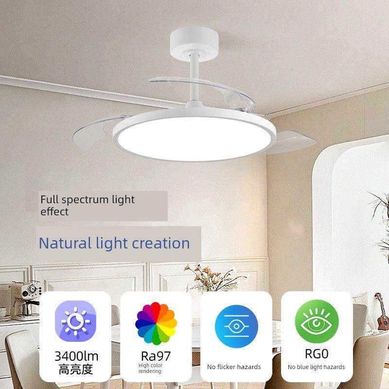次介绍照明全光谱护眼风扇灯静音无闪烁隐形客厅卧室餐厅家庭吊灯,淘宝优惠券,粉丝福利购,淘宝优惠卷