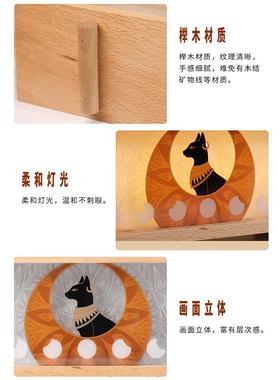 大英博物馆小夜灯创意氛围摆件新婚乔迁节日礼物女闺蜜生日礼物