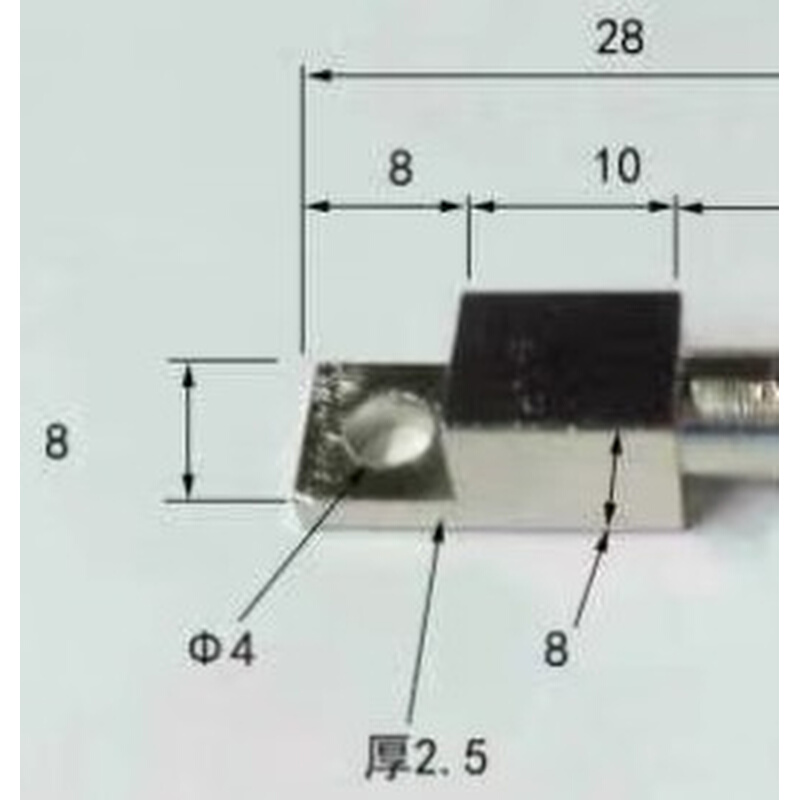 热流道T字型热电偶模具分流板感温线 K型J型探头高精度温度传感器