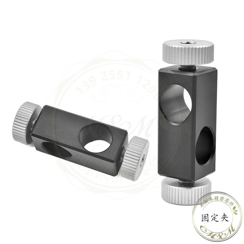 旋钮顶紧十字固定架90度直角夹具PC12-A12交叉光学支架配件铝合金,淘宝优惠券,粉丝福利购,淘宝优惠卷