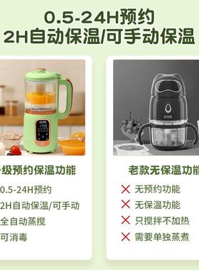 德国谷格（GUGE）婴儿辅食机多功能家用蒸煮一体搅拌宝宝打泥料理