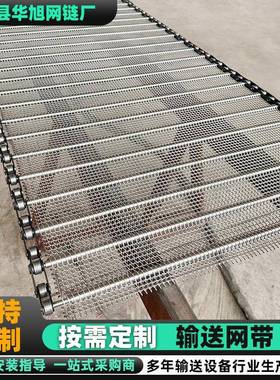 山东不锈钢网带耐高温退火网带304网链人字型网链网带