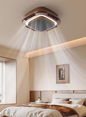 日月盒子2025新款中古无叶风扇灯全光谱护眼卧室灯隐形餐厅吊扇灯