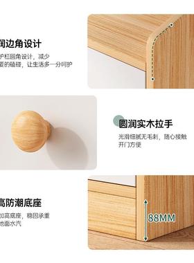 餐边柜靠墙一体落地简易橱柜家用厨房客厅收纳柜茶水柜子储物柜