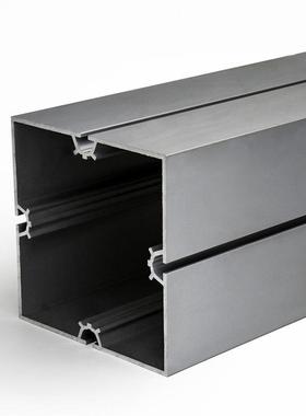 60四槽方柱会展中心特装展位立柱80、100、40卡布铝合金方柱工厂