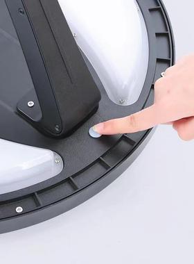 户外防水太阳能庭院灯庭院室外花园路灯圆形太阳能草坪灯