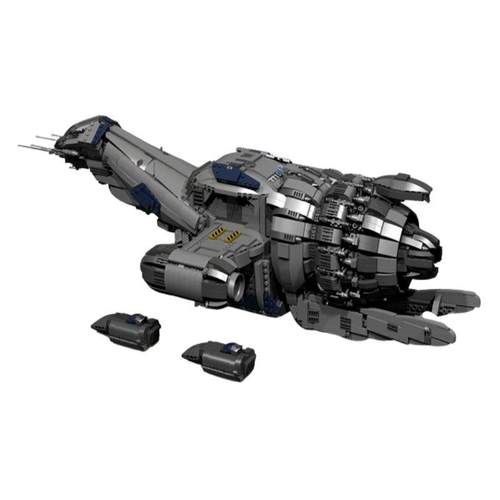 3热卖小颗粒MOC-12777太空飞船儿童益智积木拼装玩具模型摆件 - 图3