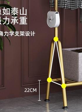 晾衣架落地室内折叠挂衣架子卧室衣架单杆式衣帽架家用简易挂衣架