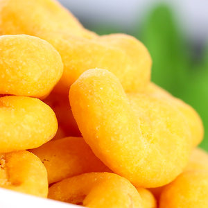 口水娃蟹黄蚕豆片蟹香味休闲零食小吃大礼包散装小包装食品批发