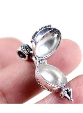 尼泊尔嘎乌盒可打开装东西项链空心吊坠手工复古小巧噶乌盒男女士