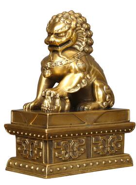 黄铜铸造武圣关公佛像黄铜定制工艺品摆件（定制内容祥询客服）