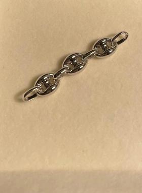 精工版猪鼻子延长链手链项链随意延长加长银色链 DIY配件