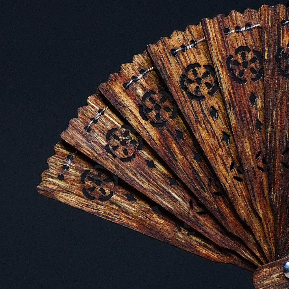 越南芽庄黑油老料沉香扇古风古典工艺品摆件复古天然沉香折扇挂坠,淘宝优惠券,粉丝福利购,淘宝优惠卷