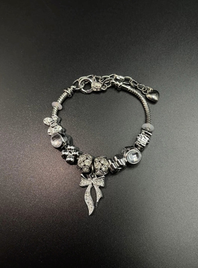 Vintage古着 Silver-plated bow手链