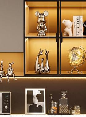 餐边柜摆件轻奢高档酒柜装饰品摆设现代家居客厅电视柜软装工艺品