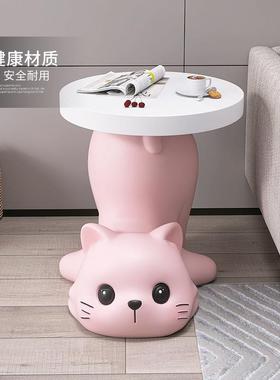 可爱猫咪大型落地摆件电视柜沙发旁床头柜茶几家居装饰品乔迁礼物