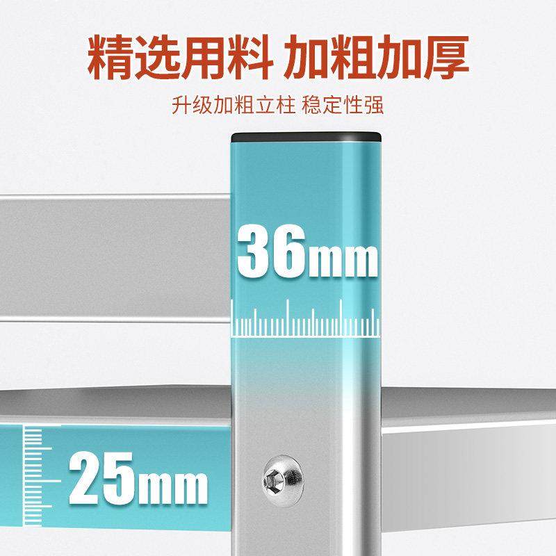 厨房微波炉置物架三层不锈钢家用台面可伸缩电饭煲锅收纳烤箱支架,淘宝优惠券,粉丝福利购,淘宝优惠卷