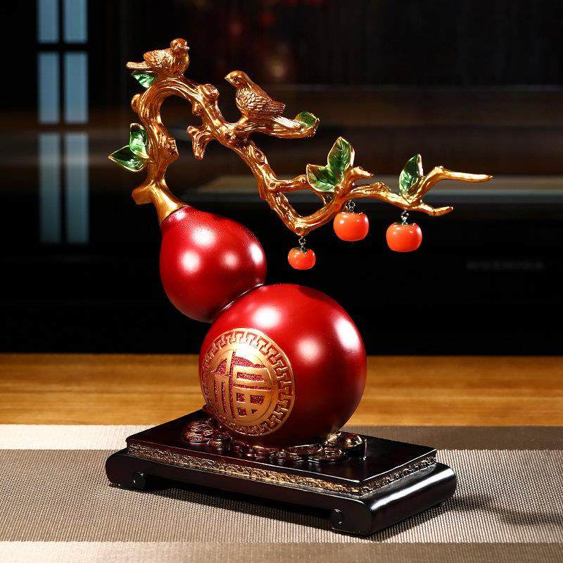 福禄兴旺葫芦摆件招财中式客厅玄关酒柜装饰品创意乔迁搬新家礼物,淘宝优惠券,粉丝福利购,淘宝优惠卷