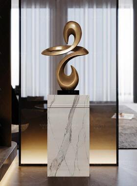 现代抽玄摆件落地酒店大堂电视柜艺术雕塑高客厅档大型象DKM装饰