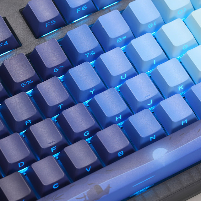 Zohe ZH980 three-mode mechanical keyboard sea moon side engraved