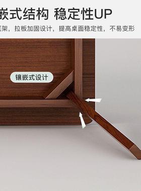 双人书桌长条桌实木腿靠窗桌简约不带书架桌子不带抽屉工作台家用