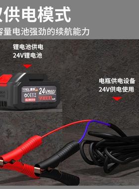 电动黄油枪充电式挖机专用高压打黄油机毛毛虫24v全自动打油神器