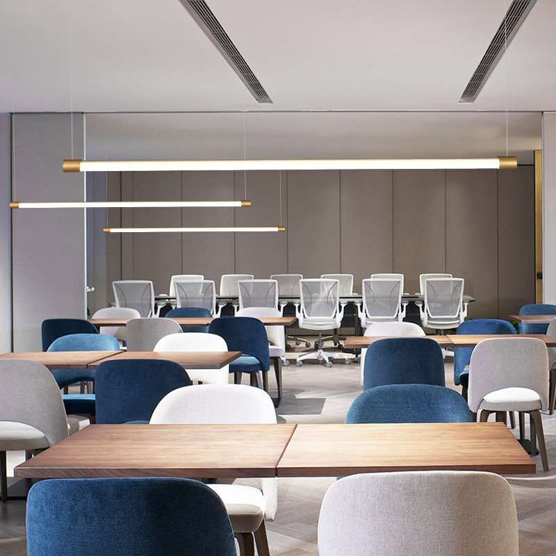 长条灯商用吧台理发店led条形灯 台球厅专用拼接造型办公室吊灯 - 图1