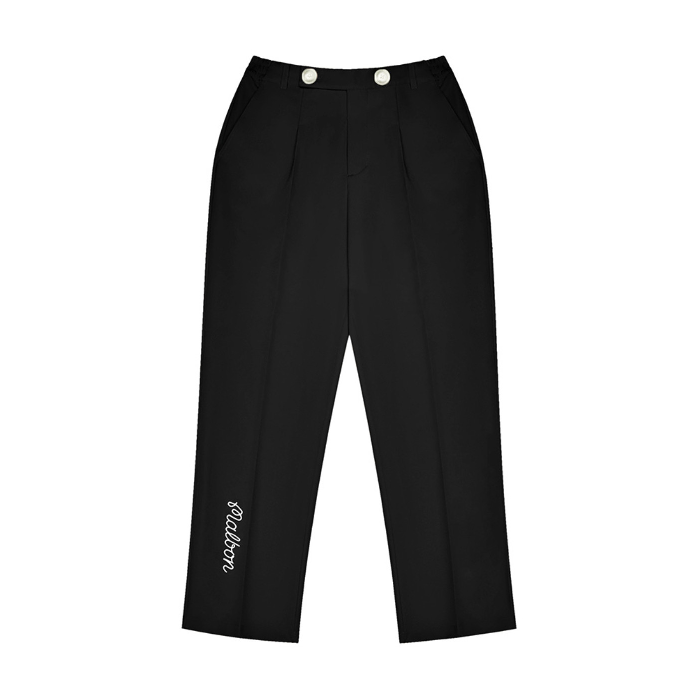 2026春夏季韩国MALBON高尔夫服装男款纯色简约运动休闲直筒裤长裤,淘宝优惠券,粉丝福利购,淘宝优惠卷