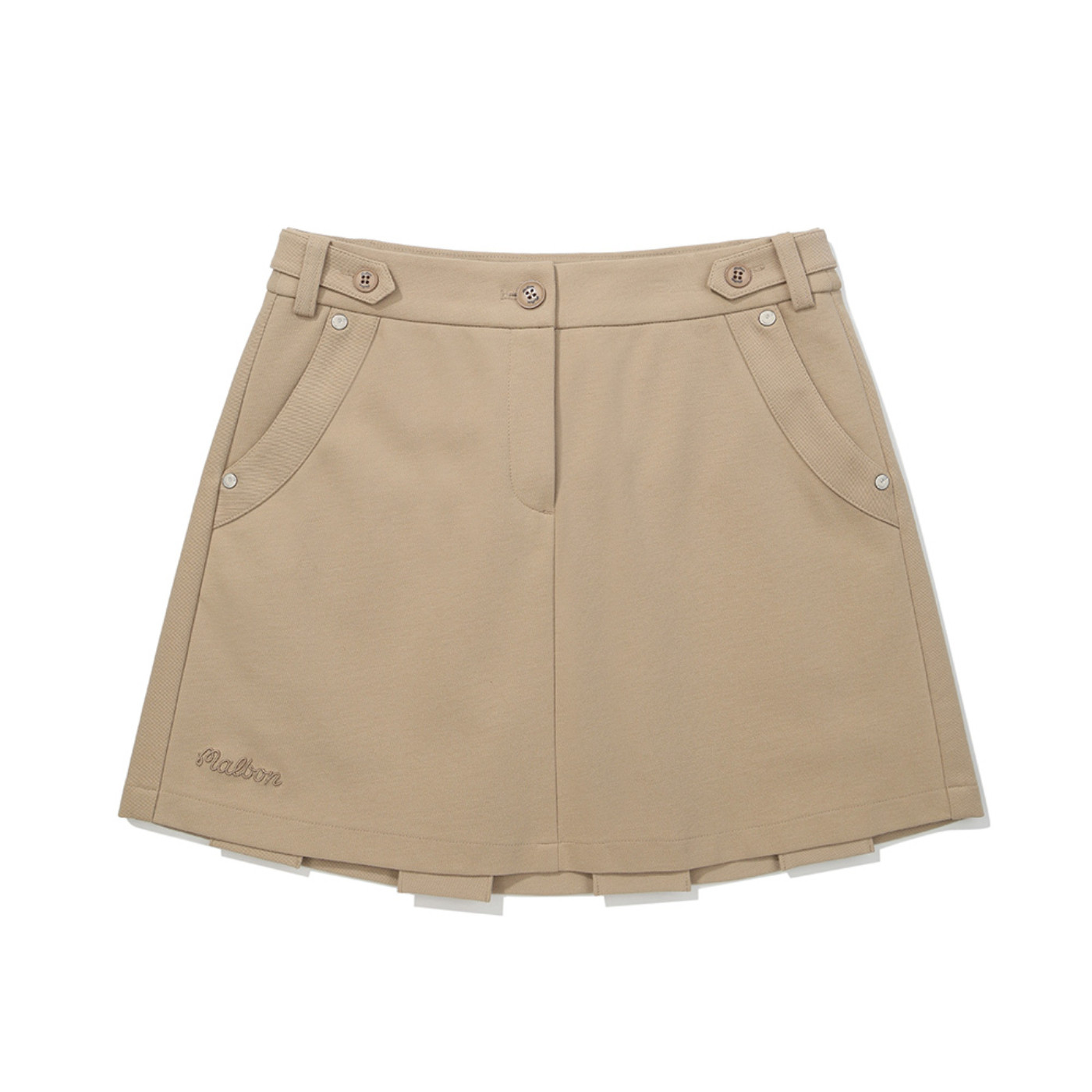 26新款韩国MALBON高尔夫裙子防走光裙不规则运动速干工装百褶短裙,淘宝优惠券,粉丝福利购,淘宝优惠卷