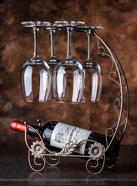 创意家居红酒架摆件客厅电视柜简约装饰品高档轻奢现代红酒柜摆件