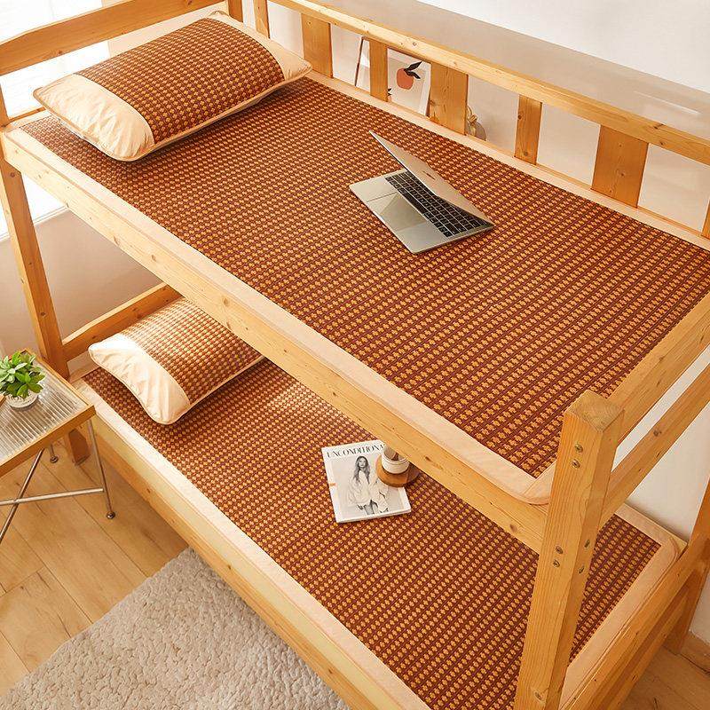 可折叠学生凉席夏季冰丝席藤席宿舍单人草席上下铺寝室专用席子,淘宝优惠券,粉丝福利购,淘宝优惠卷